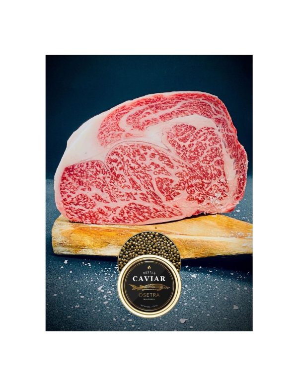 JAPANESE WAGYU BEEF A5 RIBEYE & OSSETRA CAVIAR BUNDLE