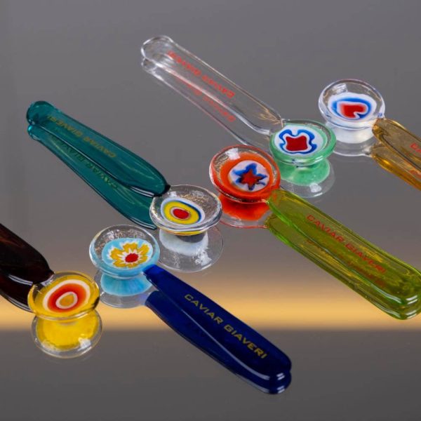 SET OF 6 MURANO GLASS SPOON