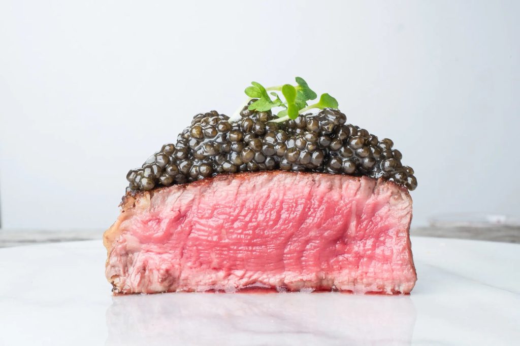 GOURMET STEAK RECIPES ELEVATED WITH LUXURIOUS BLACK CAVIAR